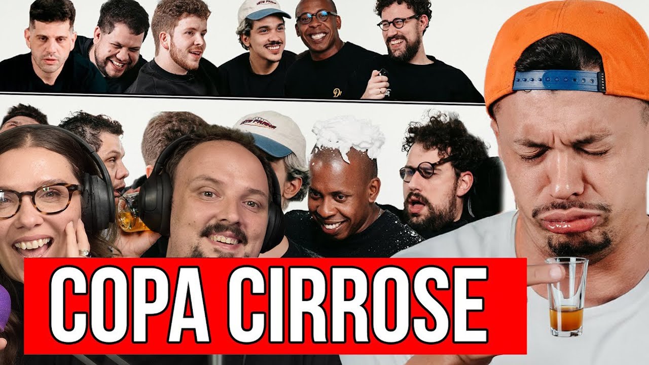 QUEM É O BEBUM?! COPA CIRROSE ft. AQUELES CARAS - CASAL REACT