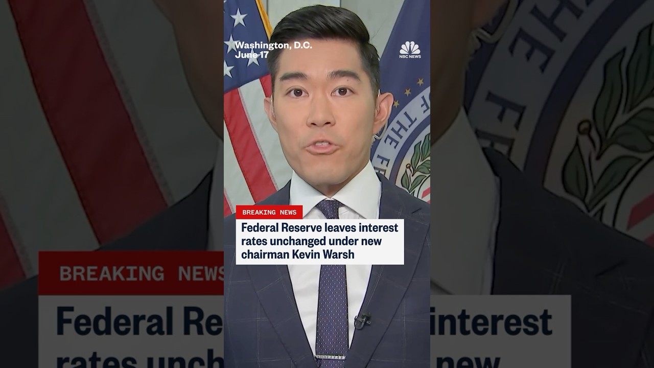 Federal Reserve leaves interest rates unchanged under new chairman Kevin Warsh Federal Reserve leaves interest rates unchanged under new chairman Kevin Warsh