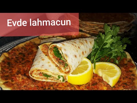 Lahmacun resepti.Evde ,çox lezzetli, rahat, tavada lahmacun hazırlanması.