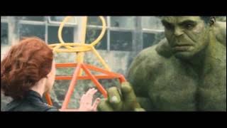 Black Widow & Hulk Romantic Scenes - Avengers  Age of Ultron
