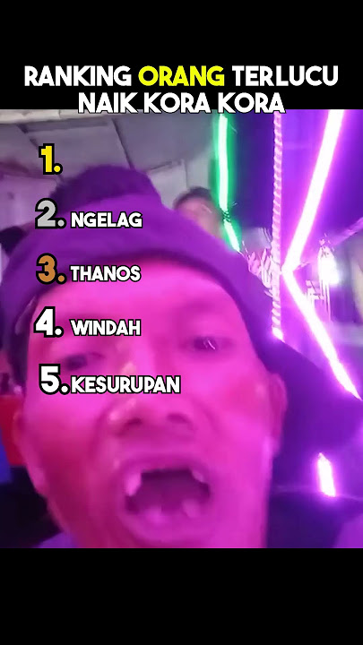 Ranking Orang Terlucu Naik Kora kora🤣