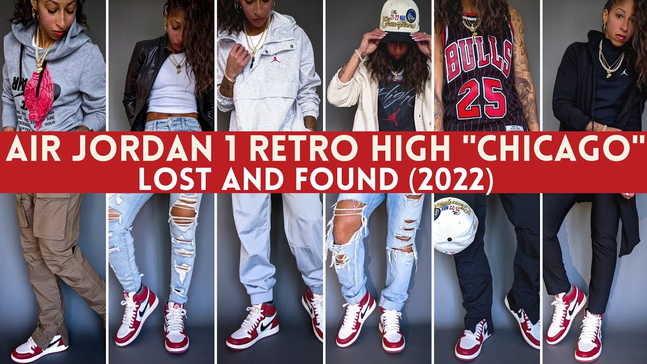 Air Jordan 1 Retro High Chicago Lost and Found 2022 (How I Style 6 Ways) &  Questionable Access?!