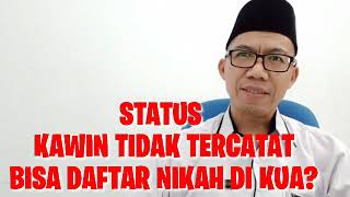 If Your Marital Status Is Not Registered Can You Register For Marriage At The Kua  This Is The