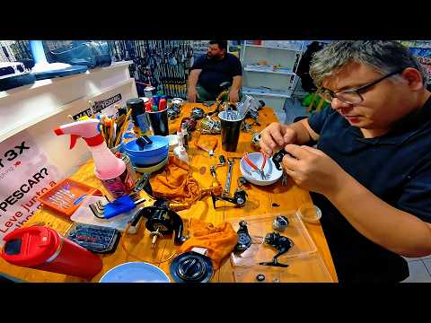 REEL AND CASTING REEL REPAIR and MAINTENANCE is at MAANAIM PESCA!