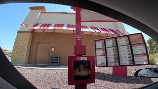 $5.62 Freddy's Frozen Custard & Steakburgers Drive Thru, Strawberry Sundae, Maricopa, Arizona, NGH