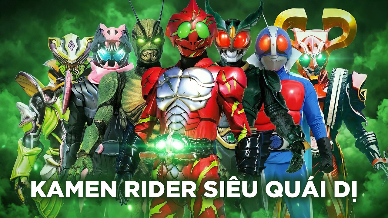 Những Kamen Rider Không Giống Kamen Rider