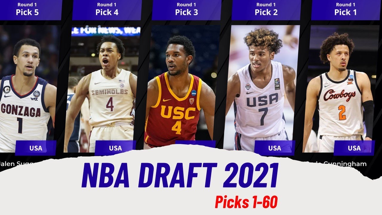 2021 NBA Draft results: Picks 1-60