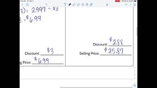 Unit 4, Lesson 11: Tip, Tax, Discount Notes: Questions 1-8