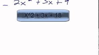 Algebra 2 Chapter 8 section 5 Homework - Adding/Subtracting Rational Expressions