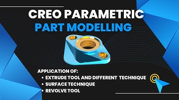 CREO PART MODELLING TUTORIAL - BEGINNER #CREO_PARAMETRIC #PART_MODELING
