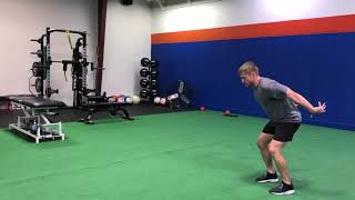 Broad Jump w/stick