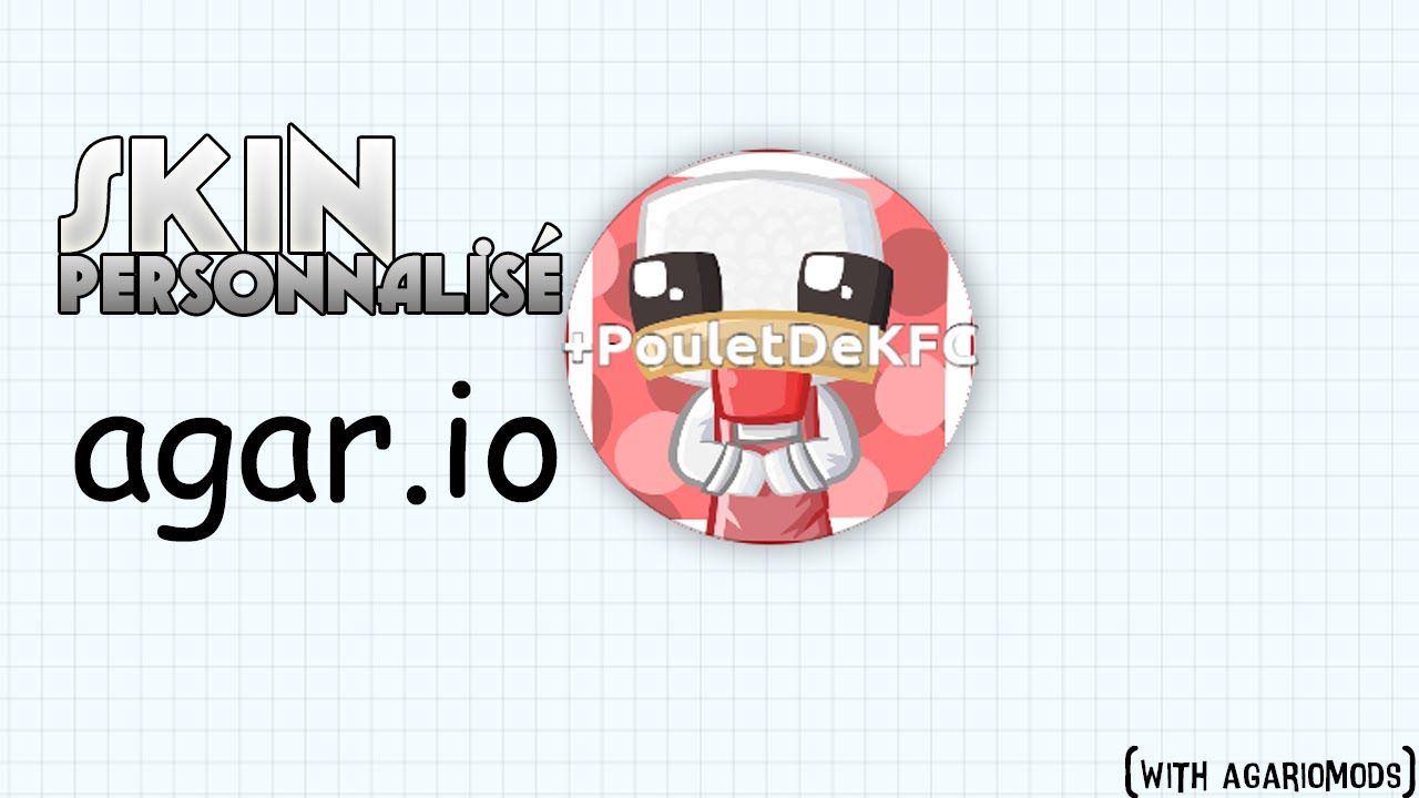 Comment avoir un skin agar.io personnalisé ? + faire des HG agario :D