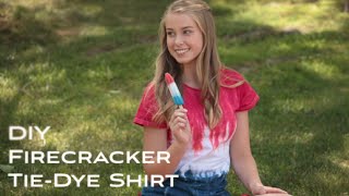 How to Tie Dye Firecracker Technique