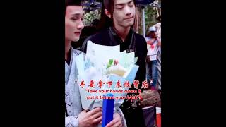 Jealous Xiao Zhan is so HAWT #bjyx