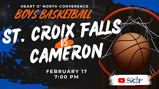 Cameron vs St. Croix Falls | Boys Varsity Basketball | Feb 17, 2026