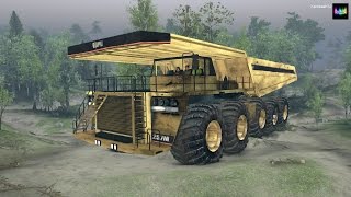 SpinTires обзор мода ( Caterpillar ) Поебо**