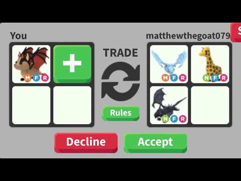 What People Trade For Mega Neon Bat Dragon? | Part 12 | Roblox Adopt Me ...