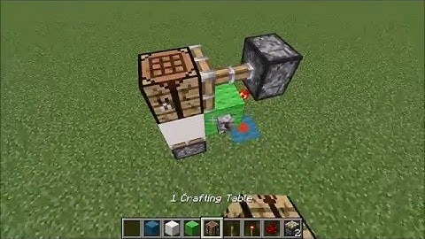 Community Redstone - Episode 5 - Hidden Crafting Table! [Showcase & Tutorial]