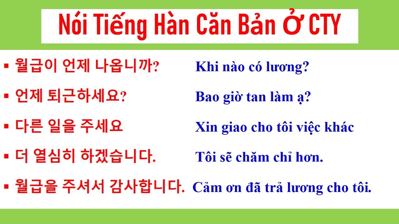 [Tập 28-2 - 5000 CÂU TIẾNG HÀN THÔNG DỤNG] TIẾNG HÀN... - youtube