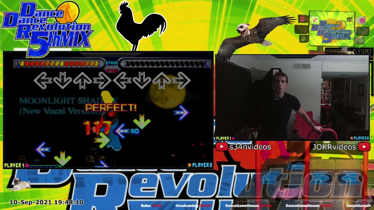 [Dance Dance Revolution 5thMIX] s34n - Moonlight Shadow Doubles 1x FC AA EDP