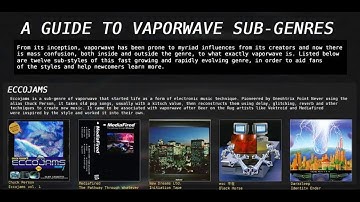 Introduction to Vaporwave Sub-genres