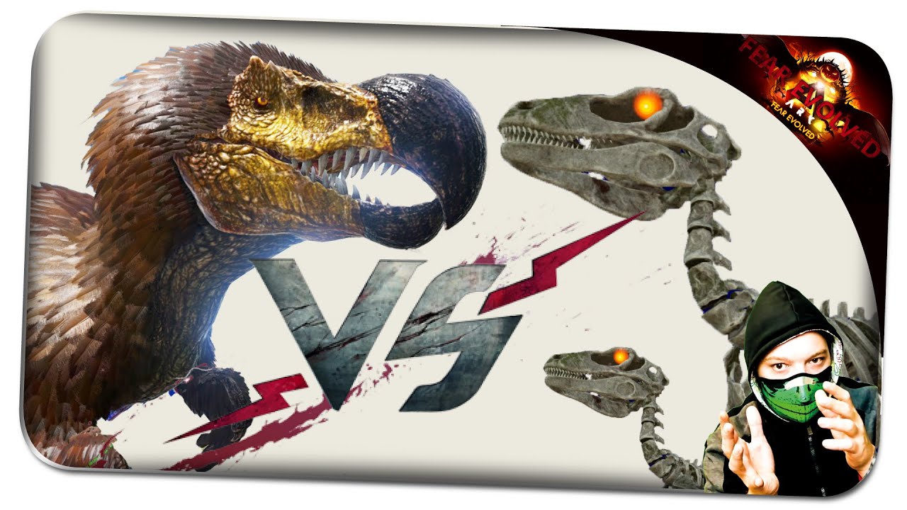 Skeleton Raptor Ark DodoRex Vs. Skeleton Raptor Armee Ark: Survival Evolved German Deutsch ...