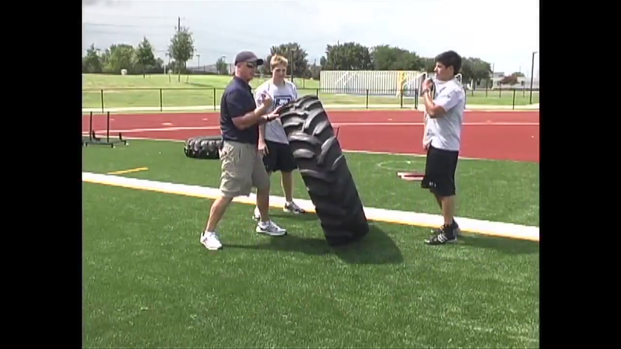 Offensive Line Drills Tire Battle YouTube
