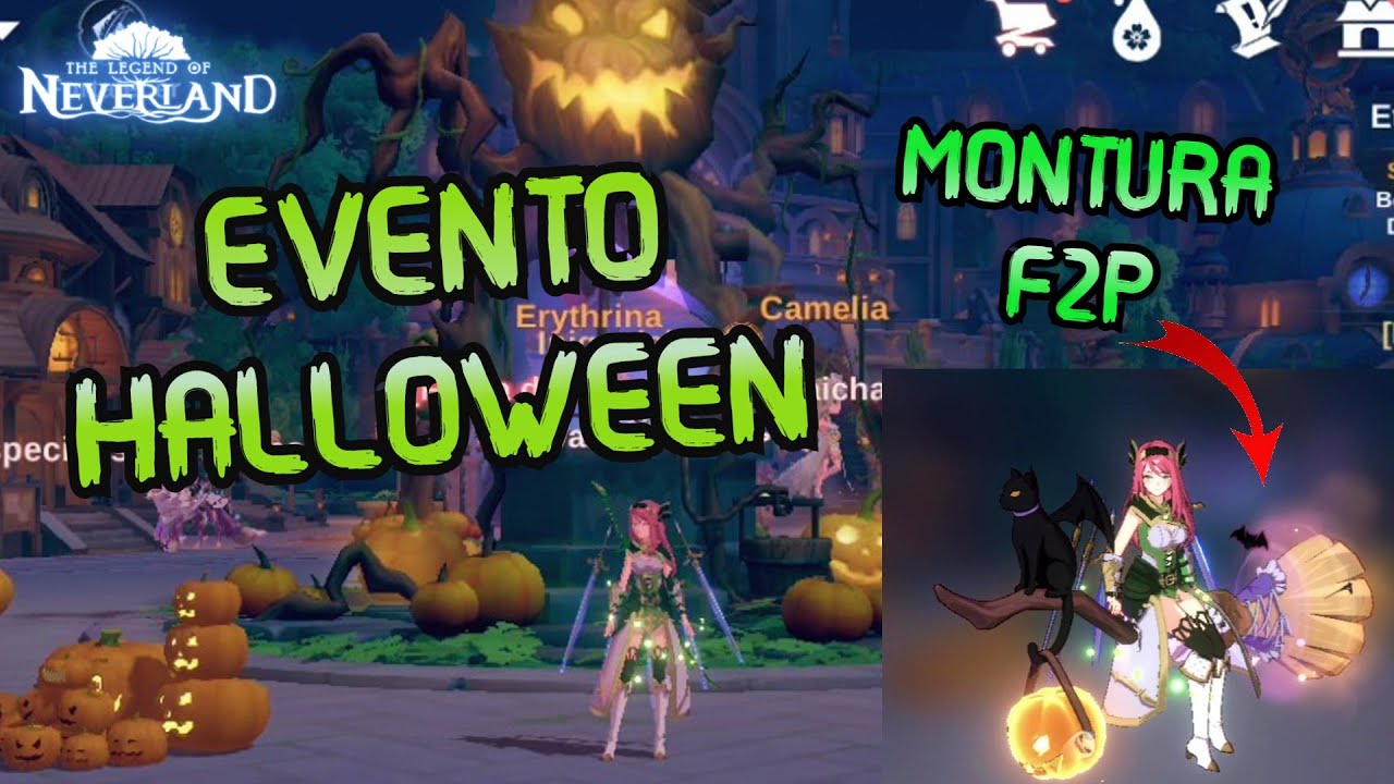 🧧GUIA EVENTO HALLOWEEN - MONTURA F2P | THE LEGEND OF NEVERLAND ESPAÑOL ...