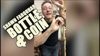 MAGICIAN Shawn Farquhar with another Bottle and Coin