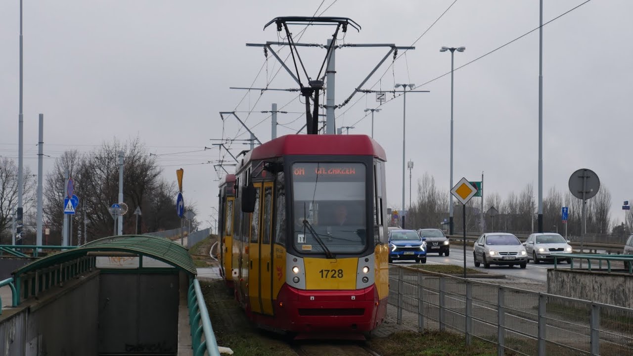 MPK Łódź linia 45 Zgierz Pl. Kilińskiego - Telefoniczna Zajezdnia - Konstal 805N-ML