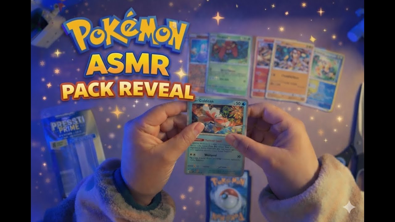 Pokémon ASMR | Pack Reveal (Lo-Fi, No Talking)