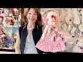 Large Angel Ornament From Deer Christmas Fabric Collection DIY