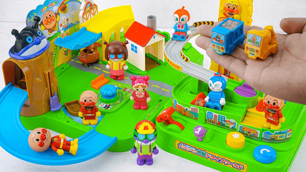 94 Minutes Satisfying with Unboxing Anpanman City Toy Set ASMR
