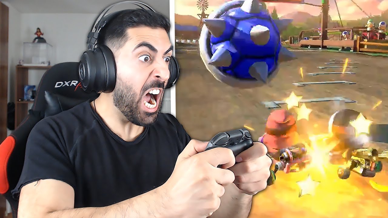 Mario Kart 8 Deluxe Blauen Panzer Abwehren