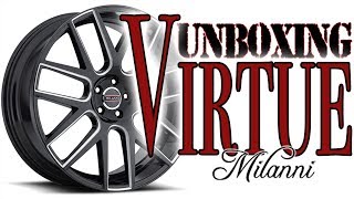 Milanni Virtue 22x9 +38 Wheel Rim Unboxing