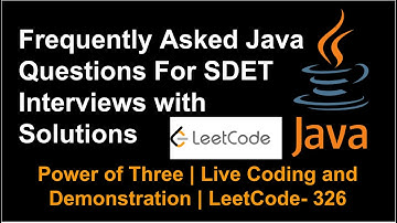 Power of Three | Live Coding and Demonstration | LeetCode - 326 @TechiePraveen