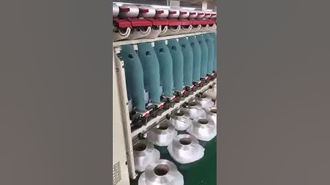 NF-2100 TFO twisting machine making embroidery thread