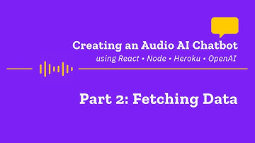 Getting started with Node, React and AI Part 2: Fetching data from internal and external APIs