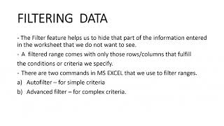 CLASS 7 - CHAPTER 3 - MORE ON MS-EXCEL - PART 1 #computer #class7