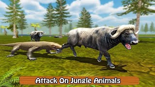 Furious Komodo Dragon Simulator - Komodo Dragon Vs Crocodile, Lion Android Gameplay #1 screenshot 3