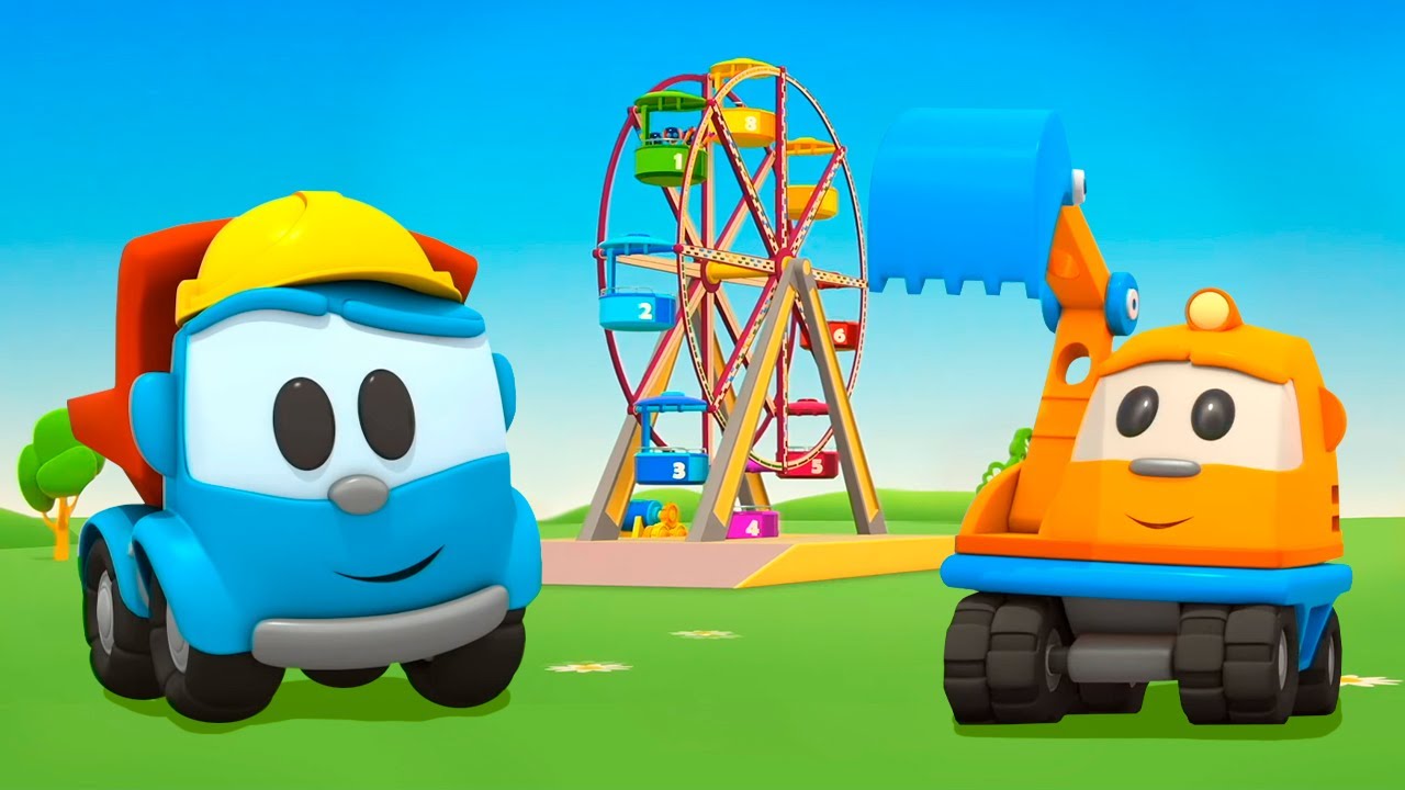 Leo the Truck and an airport - Car cartoons full episodes & Cartoon cars  for kids. 