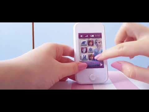 Frozen 2 mobile phones, keys and cameras! Asmr satisfying with cute Frozen toys! No talking video!