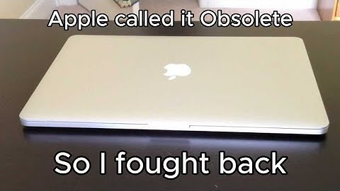 Installing macOS Sequoia on a MacBook Pro from 2012...