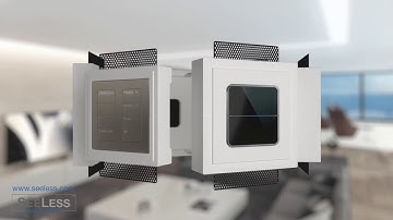 SeeLess Solutions - Elegant & Affordable Flush Wall Mounts, Gypsum Flush Mounts