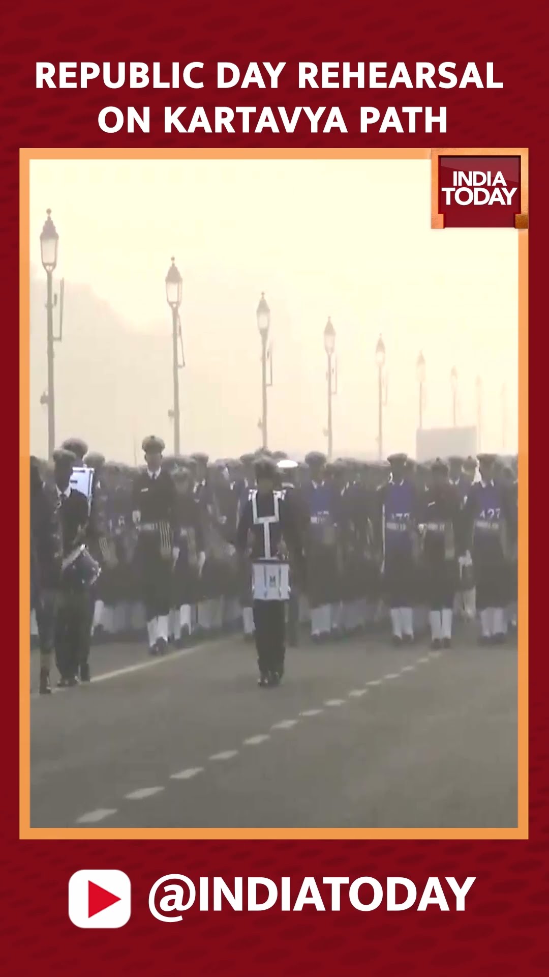 Rehearsals For Republic Day Parade Underway, Visuals From Kartavya Path | India Today