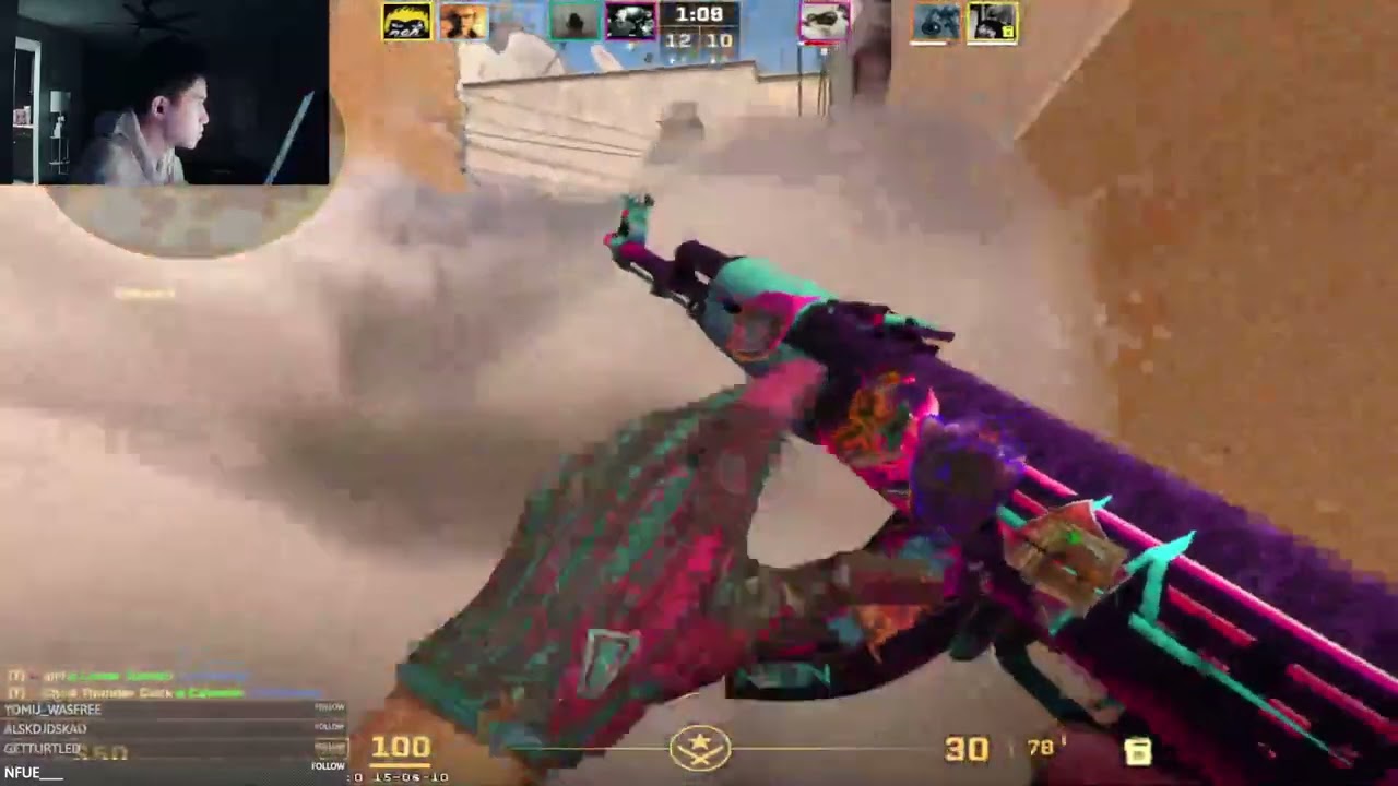 we ragebaited a guy into queuing with us