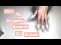 The Manicure Process: Soaking Off Gel Polish