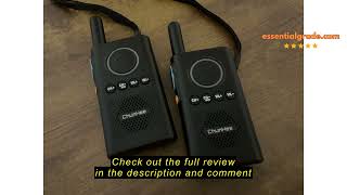 Famous Review ChunHee Intercoms Wireless for Home Office Business 3300 ft Range Clear Sound 16 Channels,2 W Wealth