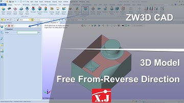ZW3D คู่มือ สอนการใช้งาน CAD - Edit Face - Reverse Direction