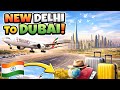 New Delhi to Dubai on Emirates 🇮🇳➡️🇦🇪 Food, Flight &amp; Landing Experience
